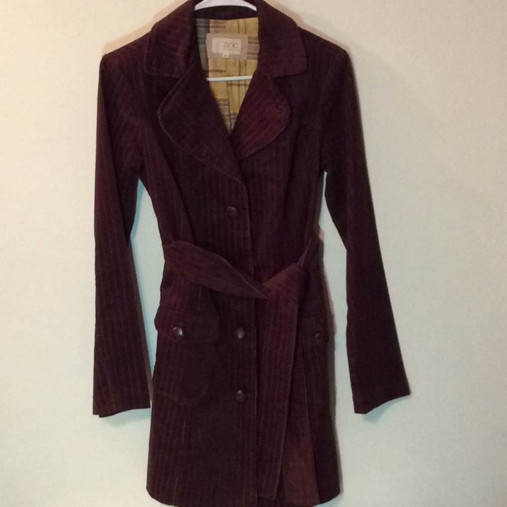 Brown Zinc Button Down Jacket